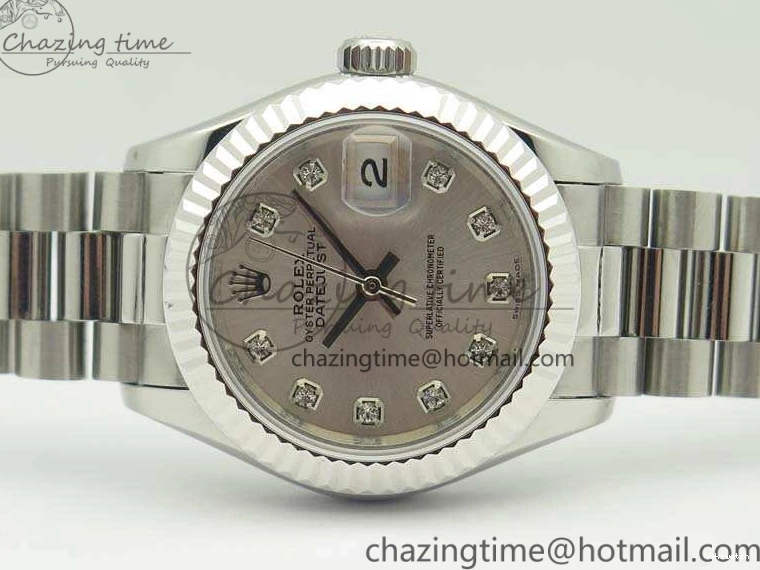 Silver SS DateJust Dial Edition BP Maker 28mm SS Best Diam ETA2671 On Bracelet 0116